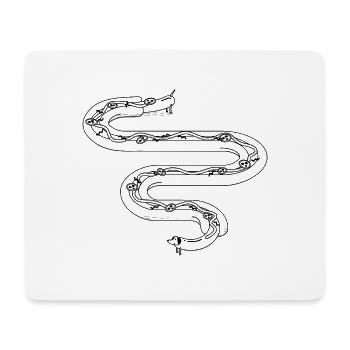 Longdog - Mousepad (Querformat) - Weiß - Vorne