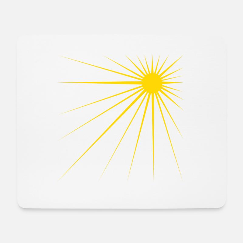 Sun - Mouse Pad (horizontal) - white
