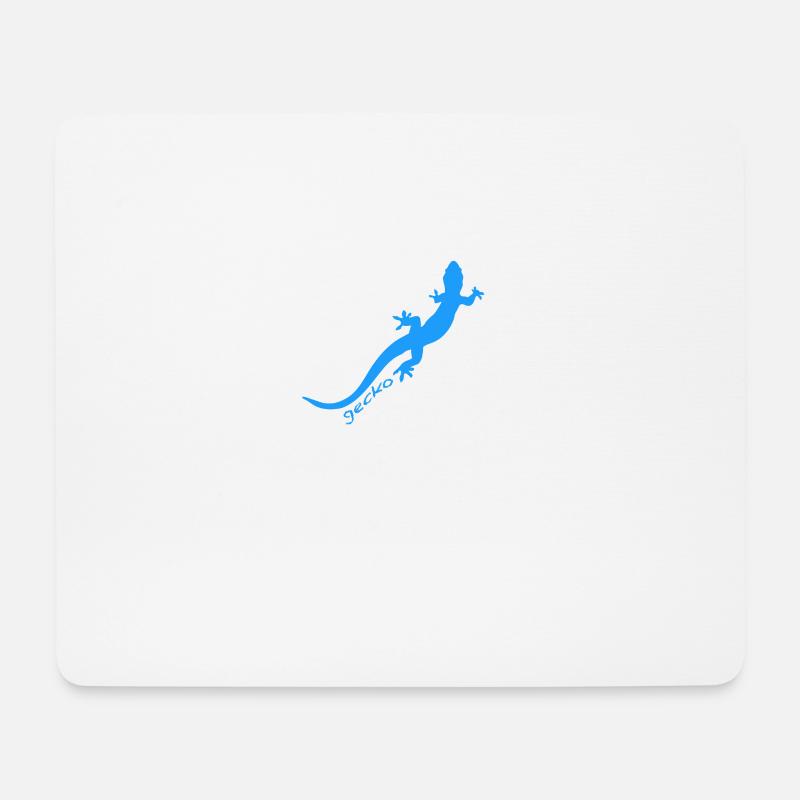 Gecko - Mousepad (Querformat) - Weiß