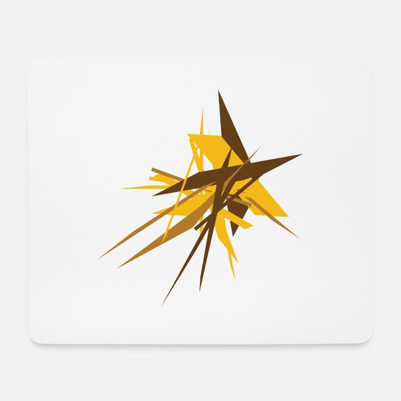 dekonstruktion, Minimal Design, Formen, Abstrakt - Mousepad (Querformat) - Weiß