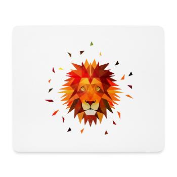 lion - Mouse Pad (horizontal) - white - Front