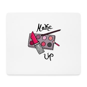 Make up - Mouse Pad (horizontal) - white - Front