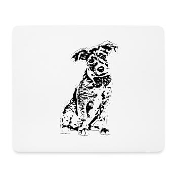 dog - Mouse Pad (horizontal) - white - Front