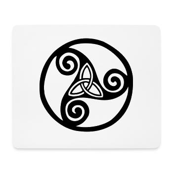 Trisquel - Mouse Pad (horizontal) - white - Front