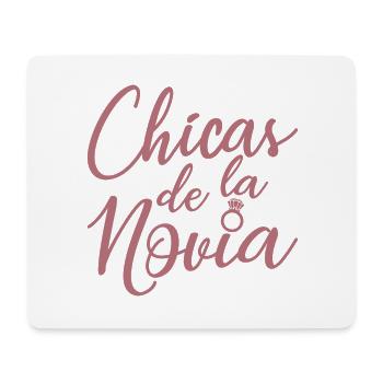 Chicas de la Novia Bridesmaid Team Bride Wedding - Mouse Pad (horizontal) - white - Front