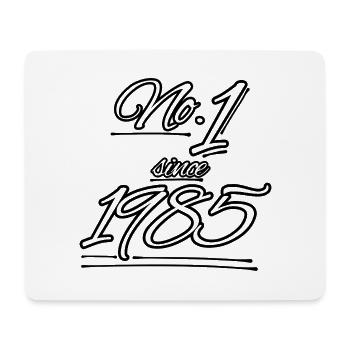 No.1 since 1985 - Mousepad (Querformat) - Weiß - Vorne