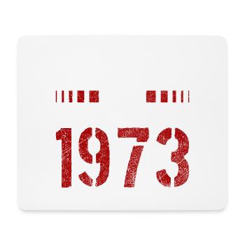 LÉGENDES SONT EN 1973 T-SHIRT NÉ DE NOËL ANNIVERSAIRE - Tapis de souris (format paysage) - blanc - Devant
