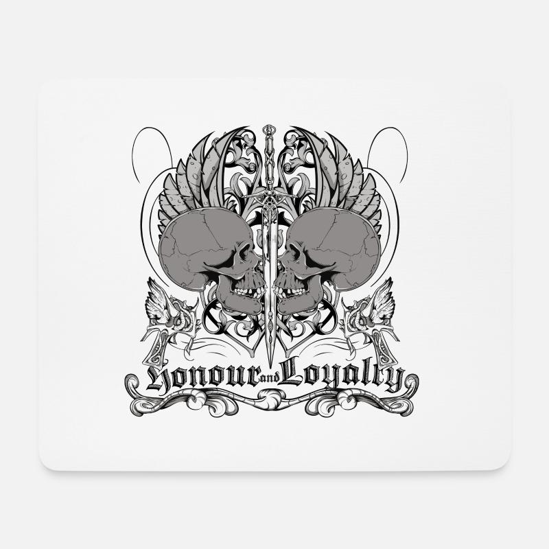 nonour et la loyauté - Tapis de souris (format paysage) - blanc
