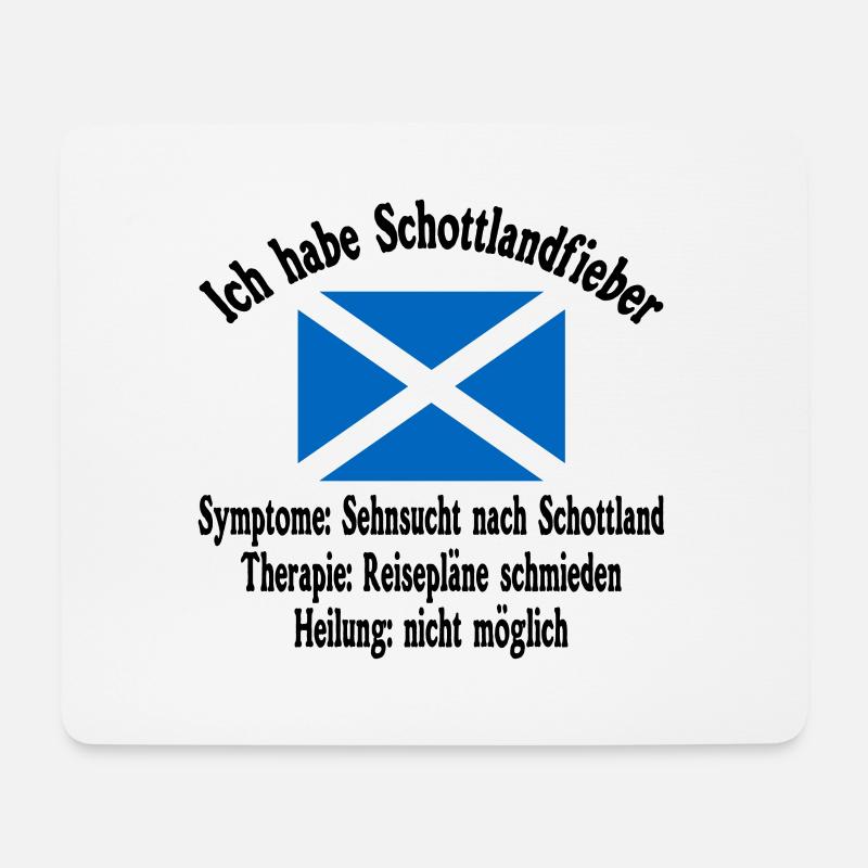 Schottland Sehnsucht - reisen - Urlaub Geschenk - Mousepad (Querformat) - Weiß