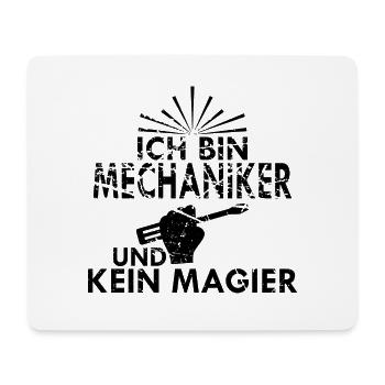 ich bin Mechaniker kein magier - Mousepad (Querformat) - Weiß - Vorne