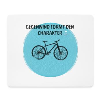 Fahrrad 2 - Mousepad (Querformat) - Weiß - Vorne