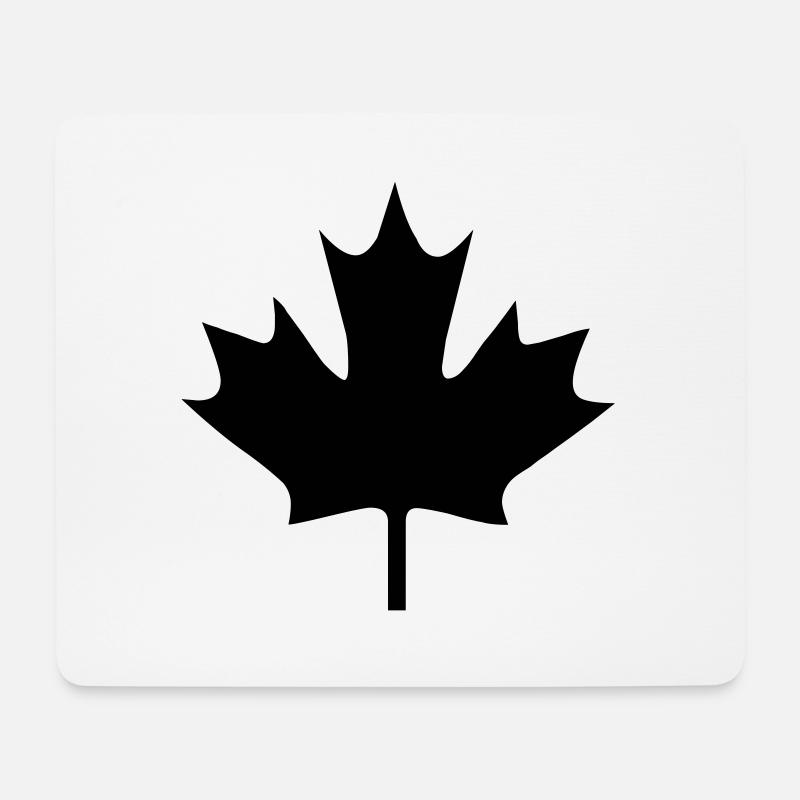 Kanada - Canadian Leaf - Mousepad (Querformat) - Weiß