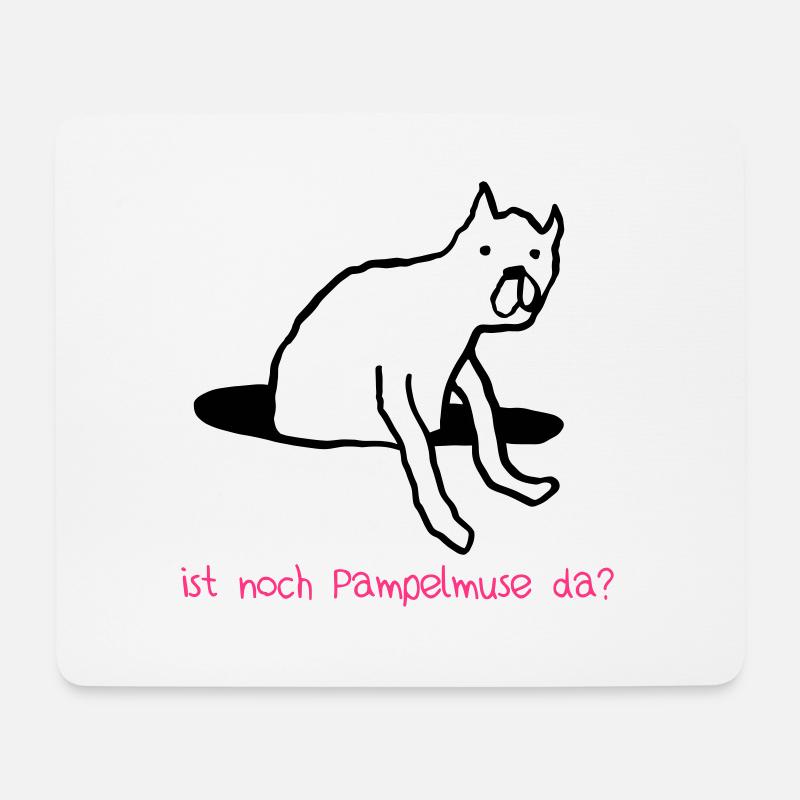 Ist noch Pampelmuse da? - Mousepad (Querformat) - Weiß