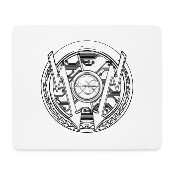 Craft Electric Pattern - Mouse Pad (horizontal) - white - Front