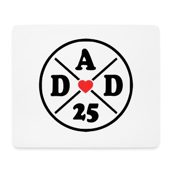 Dad 2025 - Mousepad (Querformat) - Weiß - Vorne