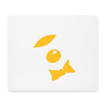 A Clown Face - Mouse Pad (horizontal) - white - Front