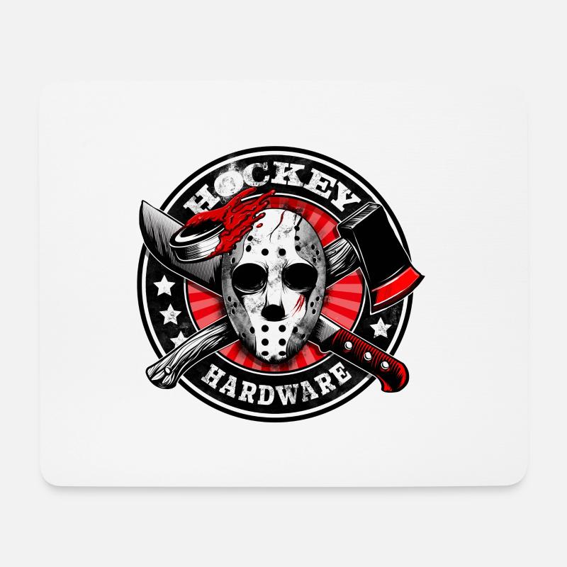 Hockey Blood Sport - Mousepad (Querformat) - Weiß