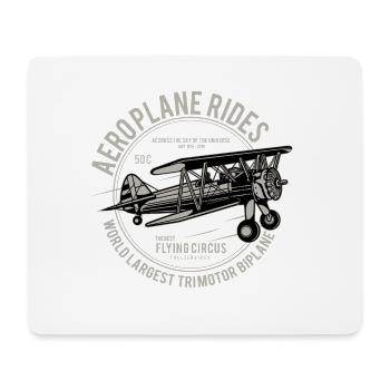 Aeroplane Rides - Mousepad (Querformat) - Weiß - Vorne