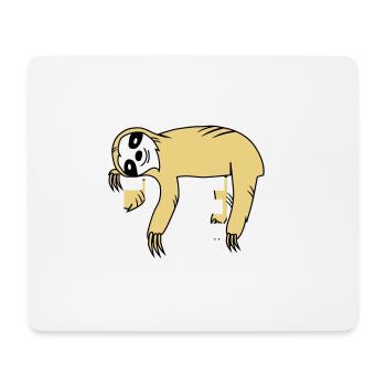 Raise the animal in me Faultier - Mouse Pad (horizontal) - white - Front