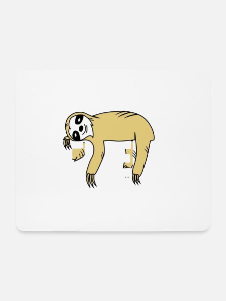 Raise the animal in me Faultier - Mouse Pad (horizontal) - white