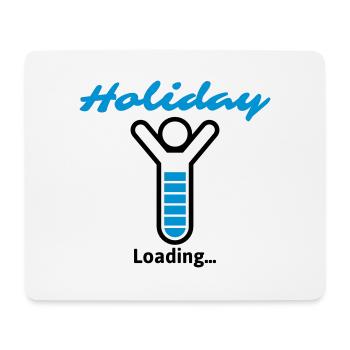 Holiday Loading... - Mousepad (Querformat) - Weiß - Vorne