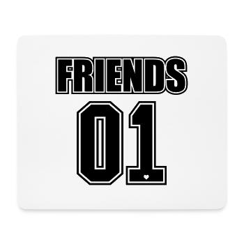 Best Friends Forever / Friends Gift 2 - Mouse Pad (horizontal) - white - Front