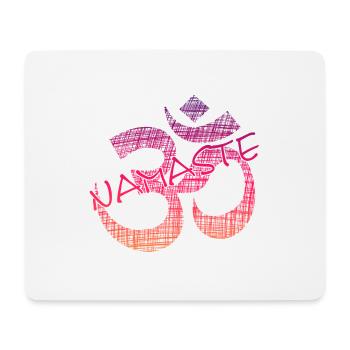 Yoga - Mousepad (Querformat) - Weiß - Vorne