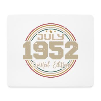 1952 Birthday July 1952 Gift July 1952 - Mouse Pad (horizontal) - white - Front