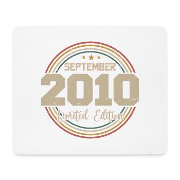 September Birthday Gift 2010 - Mouse Pad (horizontal) - white - Front