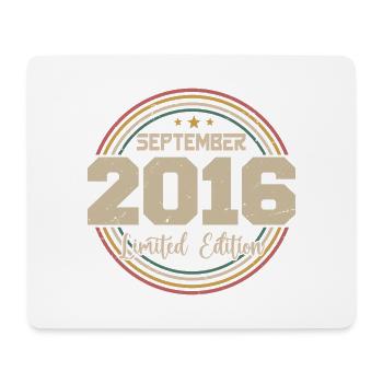 September 2016 Birthday Gift 2016 - Mouse Pad (horizontal) - white - Front