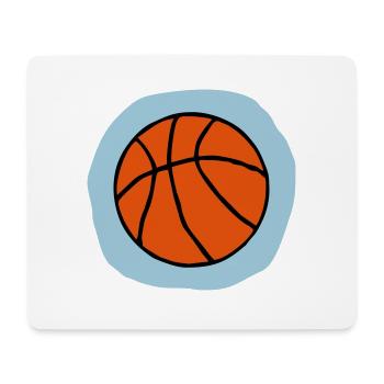 Cadeau de basket-ball - Tapis de souris (format paysage) - blanc - Devant