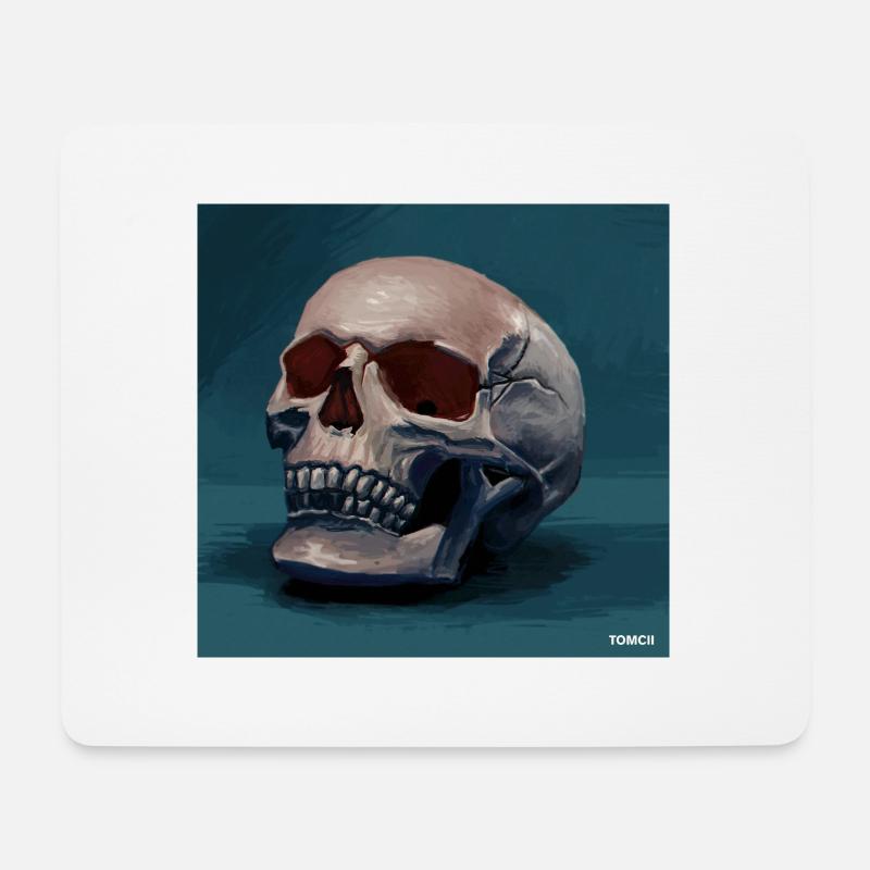 scull - Mouse Pad (horizontal) - white