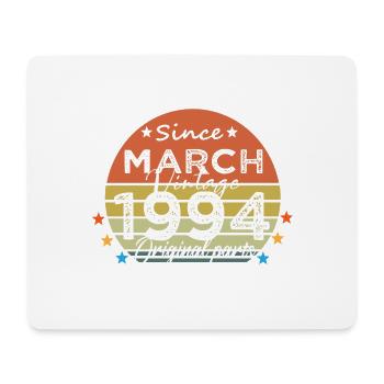 30 Years Old Made In 1994 Vintage March 1994 - Mouse Pad (horizontal) - white - Front