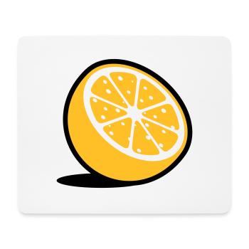 Eine Orange - Mousepad (Querformat) - Weiß - Vorne