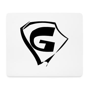 Emblem G logo - Mouse Pad (horizontal) - white - Front