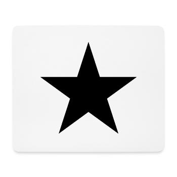 Stern Symbol - Mousepad (Querformat) - Weiß - Vorne