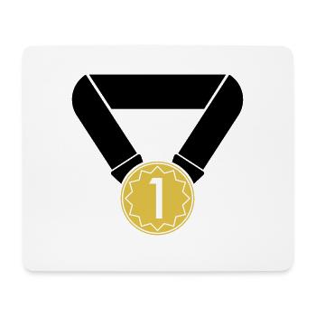 1st place medal - Mouse Pad (horizontal) - white - Front