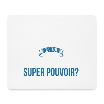 Country super pouvoir homme - Tapis de souris (format paysage) - blanc - Devant