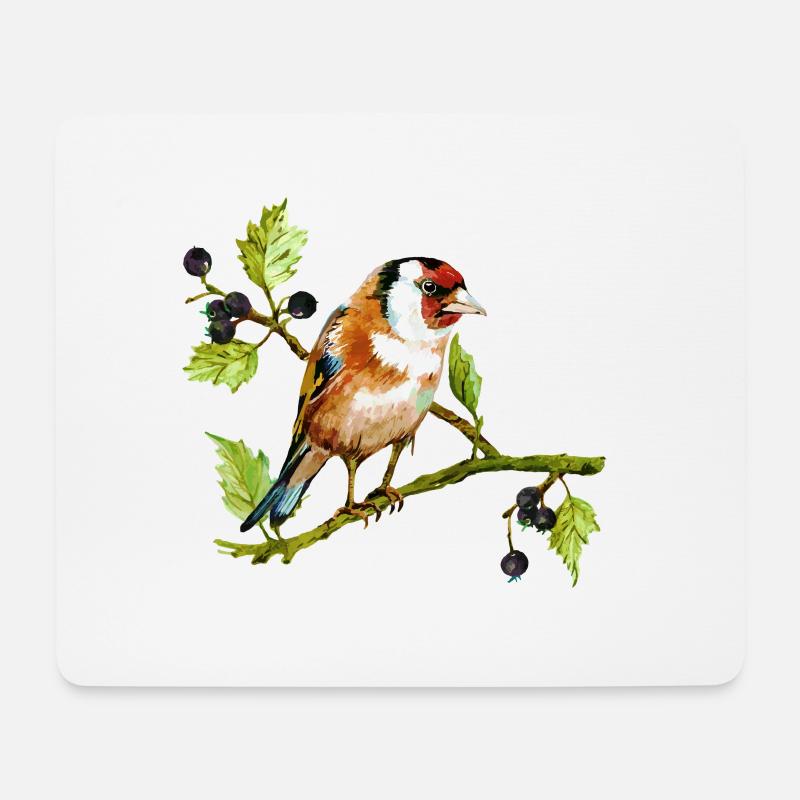Bird - Mouse Pad (horizontal) - white