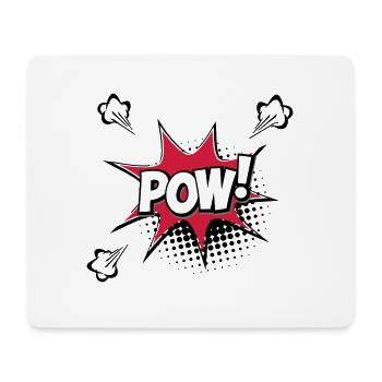 POP ART Design Art POW! T-shirt 19050s 1960s - Mouse Pad (horizontal) - white - Front