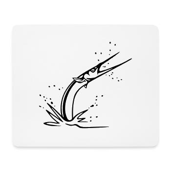 AIGUILLE - Tapis de souris (format paysage) - blanc - Devant