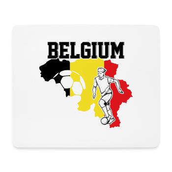 Belgium footballers - Mouse Pad (horizontal) - white - Front