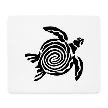 Schildkröte Natur Wild Wildness Geschenk Idee - Mousepad (Querformat) - Weiß - Vorne