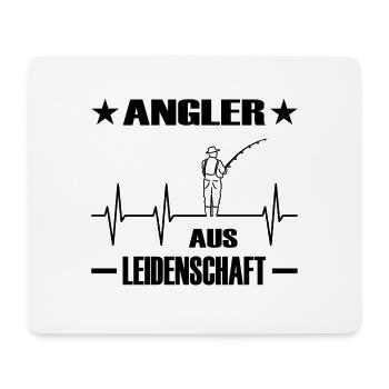 Angeln - Mousepad (Querformat) - Weiß - Vorne