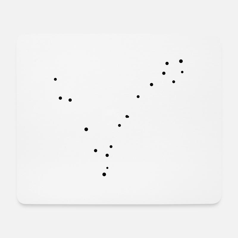 Pisces - Mousepad (Querformat) - Weiß