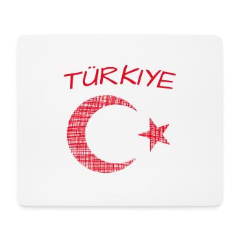 Türkiye Turkey Türkei - Mousepad (Querformat) - Weiß - Vorne