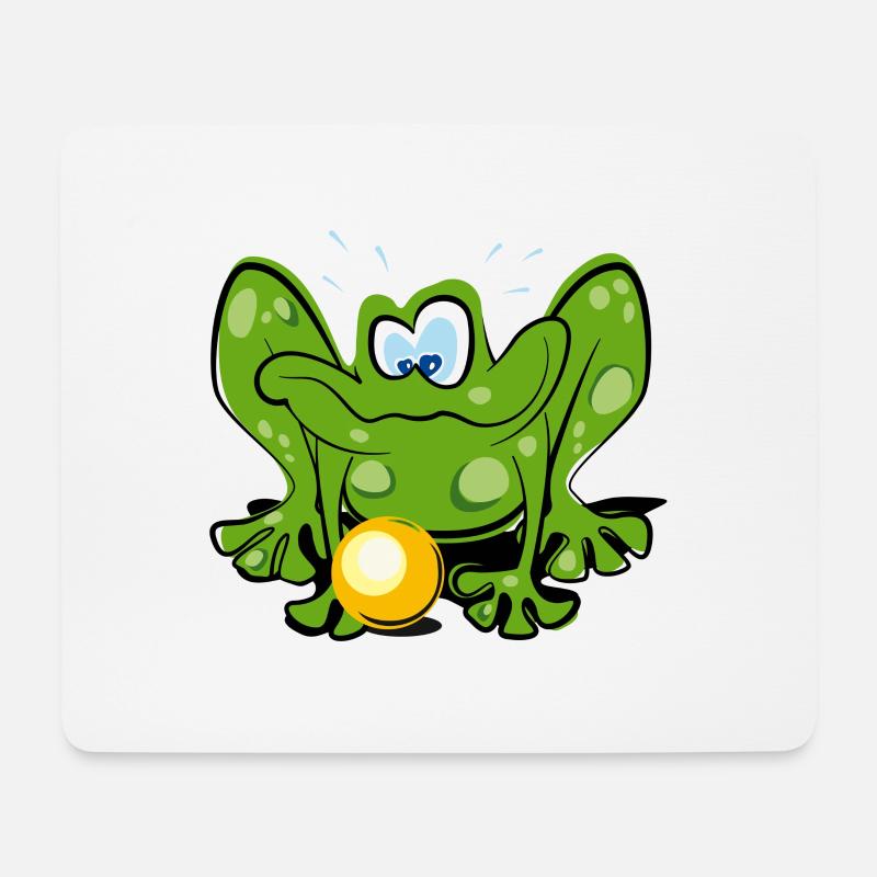 Frog king - Mouse Pad (horizontal) - white