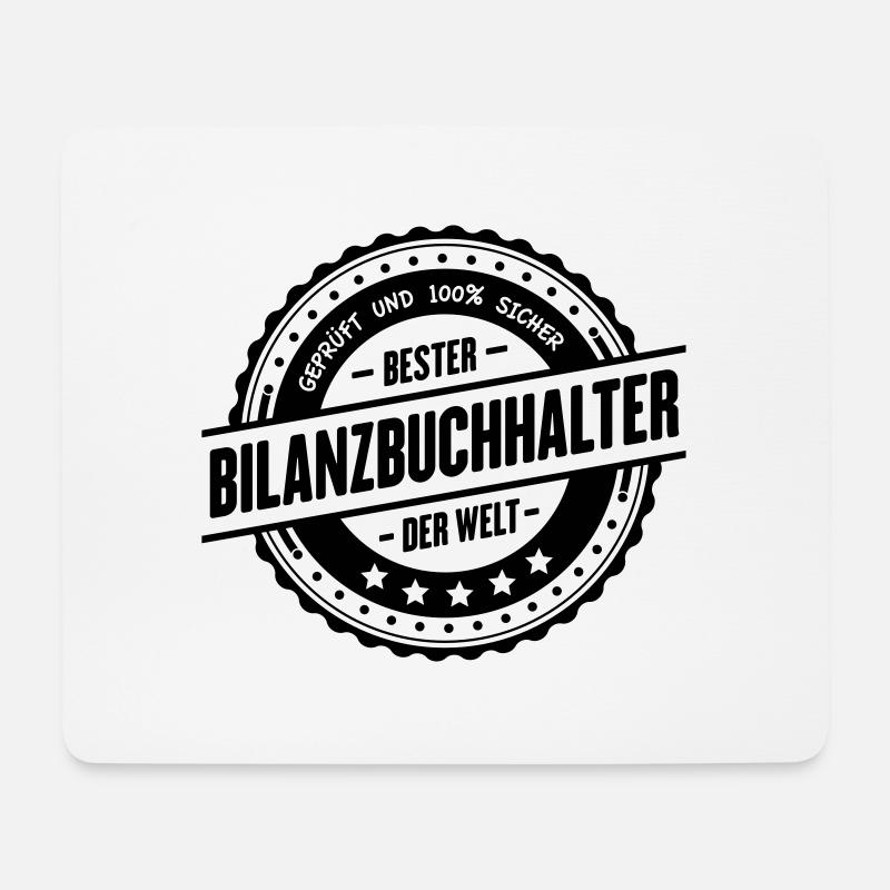 Bester Bilanzbuchhalter - Mousepad (Querformat) - Weiß