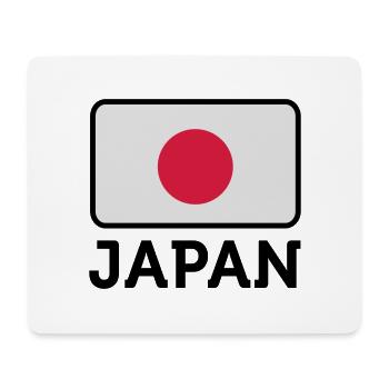 Drapeau national du Japon - Tapis de souris (format paysage) - blanc - Devant