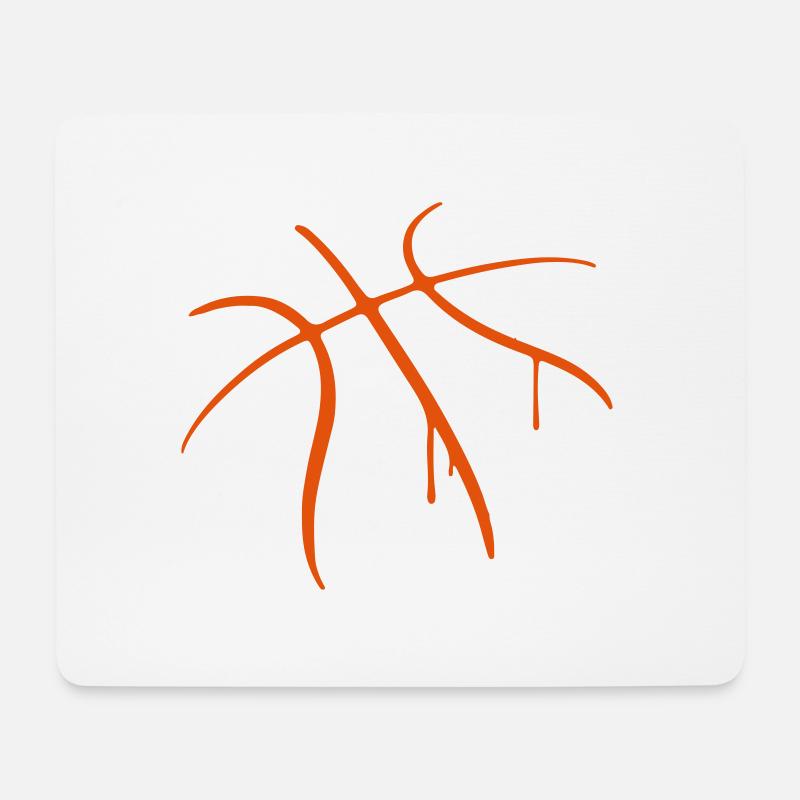 basketball - Mouse Pad (horizontal) - white